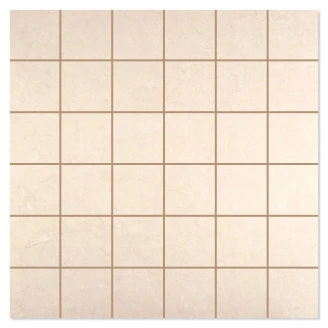 Mosaikkflis <strong>Mantua</strong>  Beige-Marfil Matt 30x30 (5x5) cm
